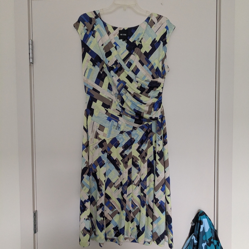 EUC Nic +Zoe Swing Dress, WL
